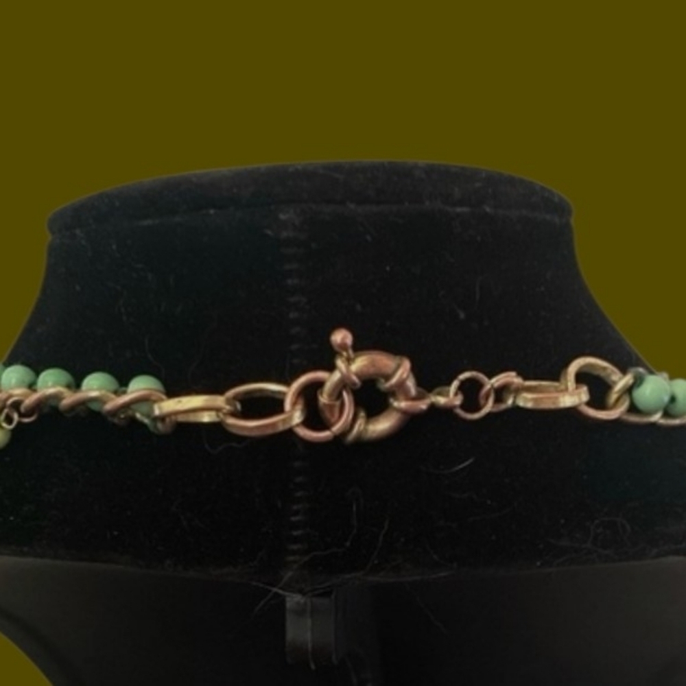 J. Crew "Statement of the Art Peacock Necklace" - Picture 6 of 6